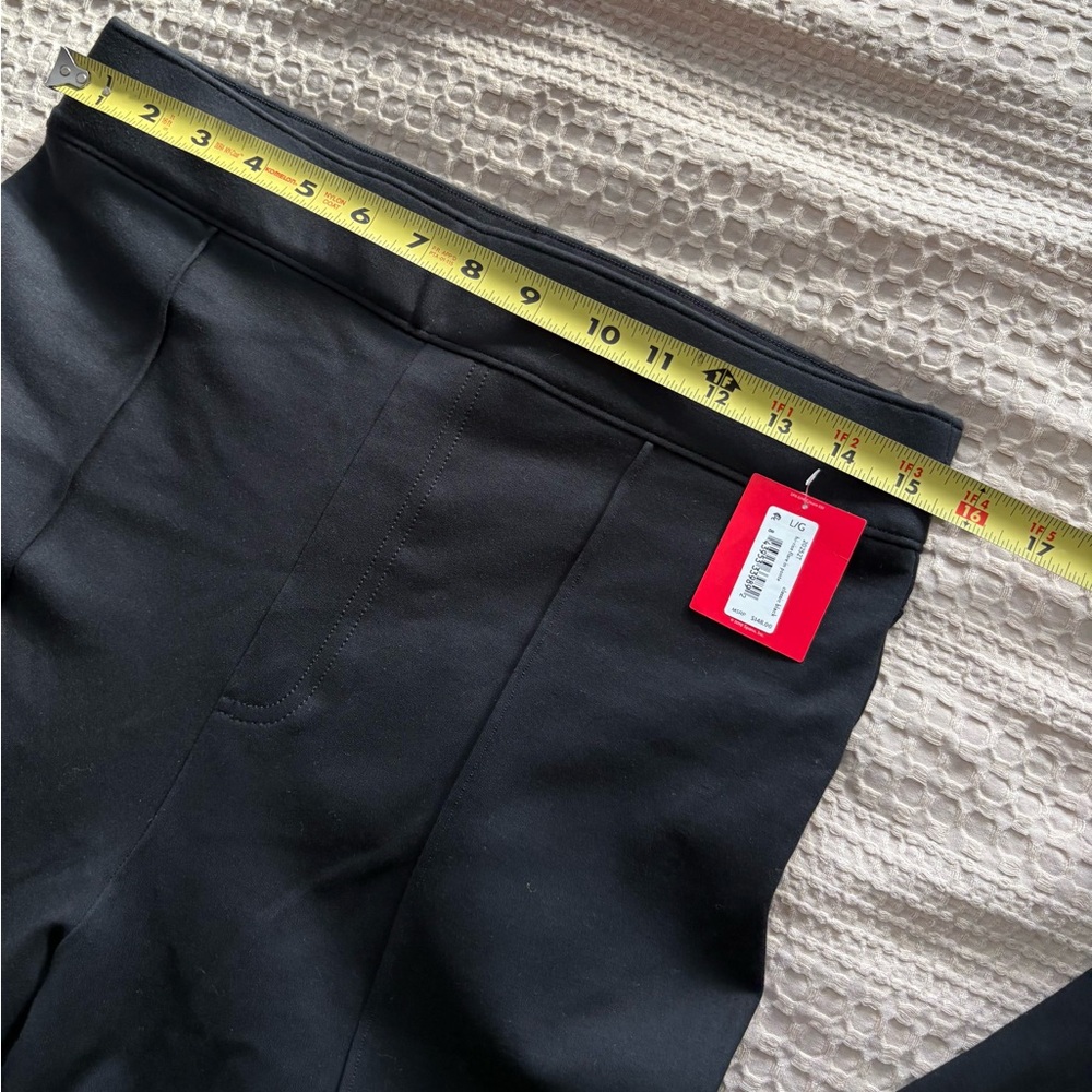SPANX NWT Hi-rise flare in ponte classic black pants. Size large tall. - Picture 6 of 10
